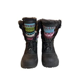 The North Face Shellista Lace Novelty Winter Boots Girls Sz 7